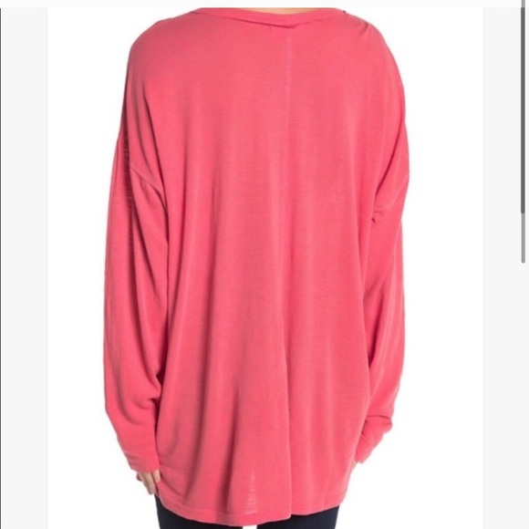Free People moxie tunic bright pink - Picture 2 of 3